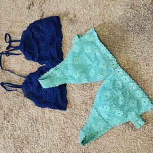 Set of Aerie Bralets
